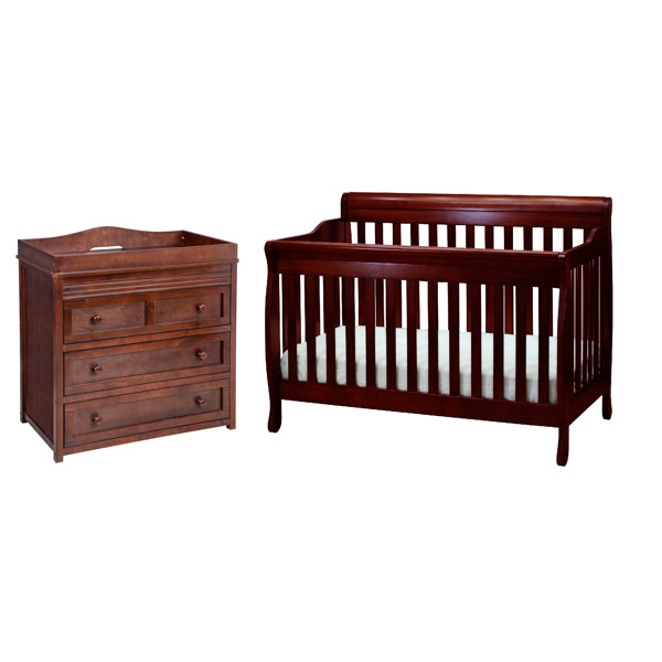 Harriet Bee Briney Convertible Standard 2 Piece Nursery Furniture Set